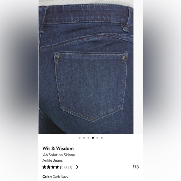 WIT & WISDOM absolution jeans - Picture 5 of 9